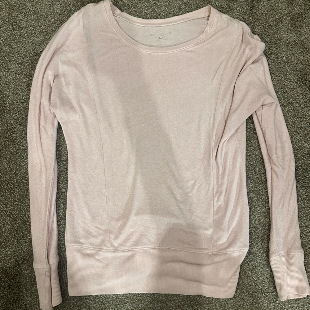 Light Pink Long Sleeve Top